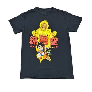 Dragon-Ball‎ Z Goku Graphic Mens Small Cotton T-shirt Black